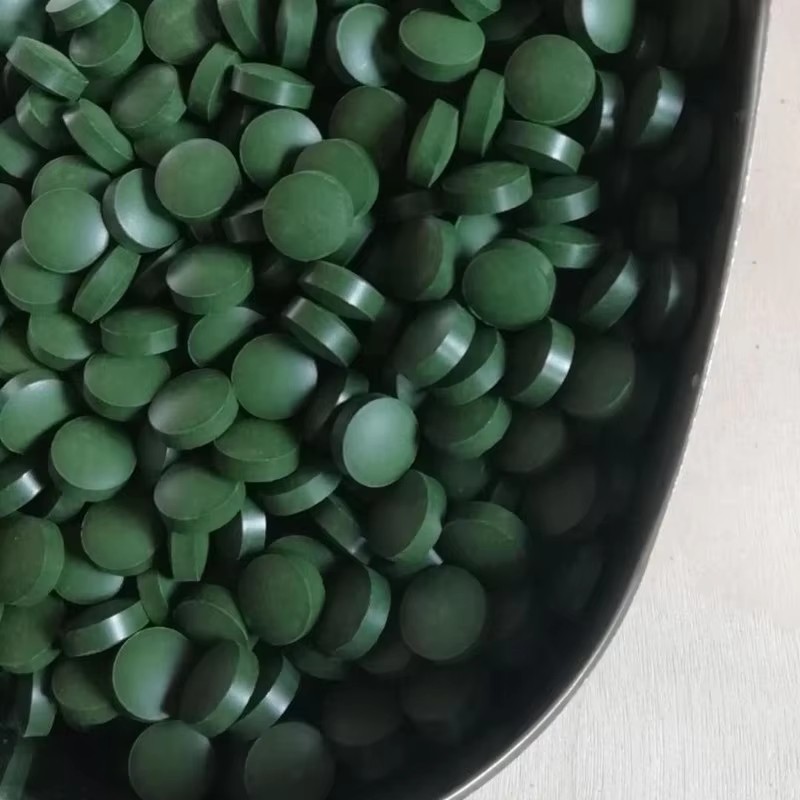 Spirulina Tablet Organic - 100-3000pc Tablet Spirulina Kemurnian Tinggi, Rumput