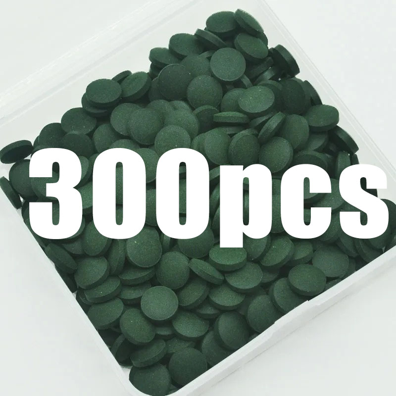 Spirulina Tablet Organic - 50-300 Buah Tablet Spirulina Kemurnian Tinggi