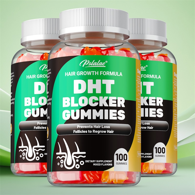 Biotin Hair Growth - DHT Blocker Gummies - Mengurangi Peradangan