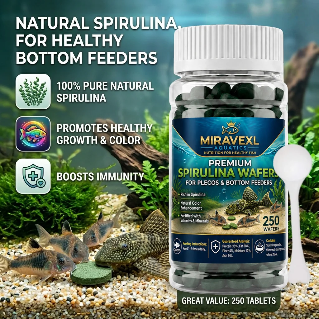 Spirulina Tablet Organic - Tablet Spirulina Kemurnian Tinggi: Pakan Akuarium