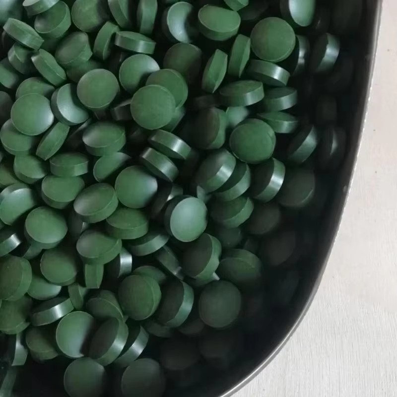 Spirulina Tablet Organic - 100/500/1000pcs Tablet Spirulina Kemurnian Tinggi, Rumput