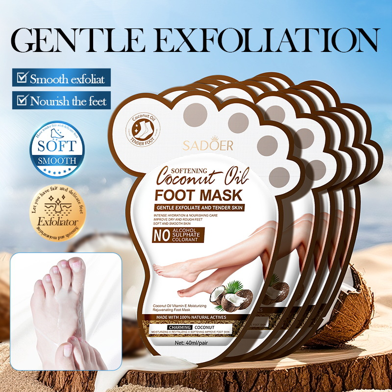 Mct Oil Coconut - Masker Kaki Kelapa SADOER Melembapkan Memutihkan