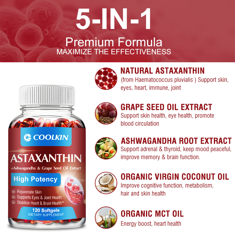 Suplemen astrxanthin dengan mi - Mct Oil Coconut ulasan dan harga