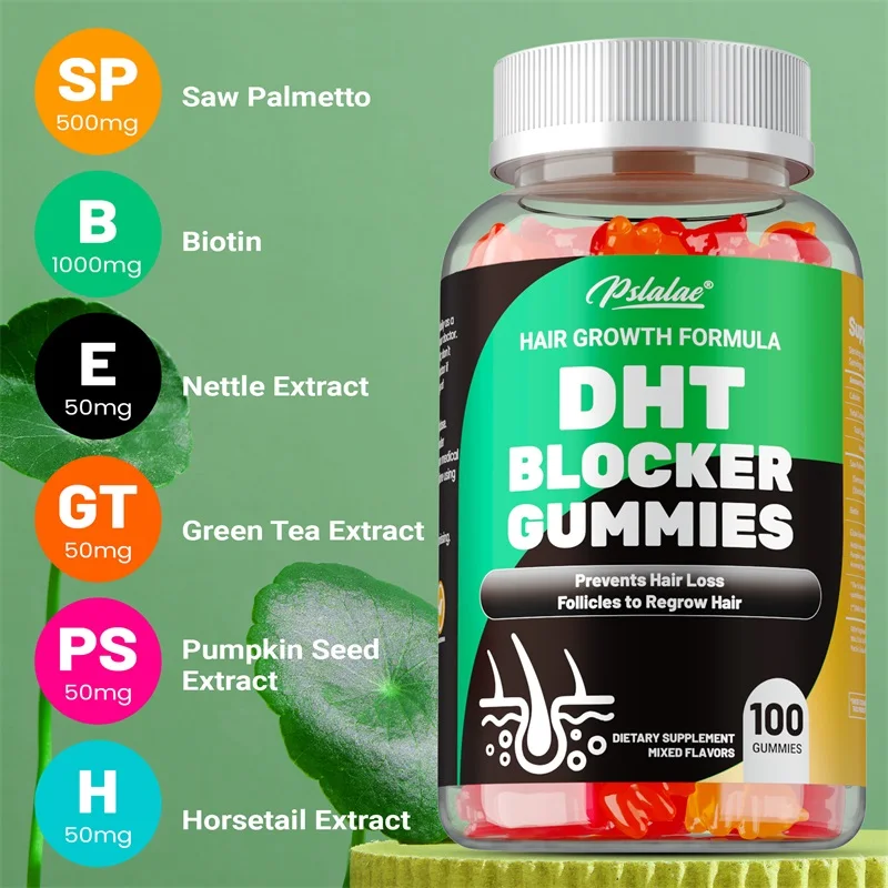 DHT Blocker Gummies - Menguran - Biotin Hair Growth ulasan dan harga