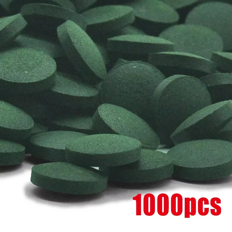 100/500/1000 Buah Tablet Spiru - Spirulina Tablet Organic ulasan dan harga