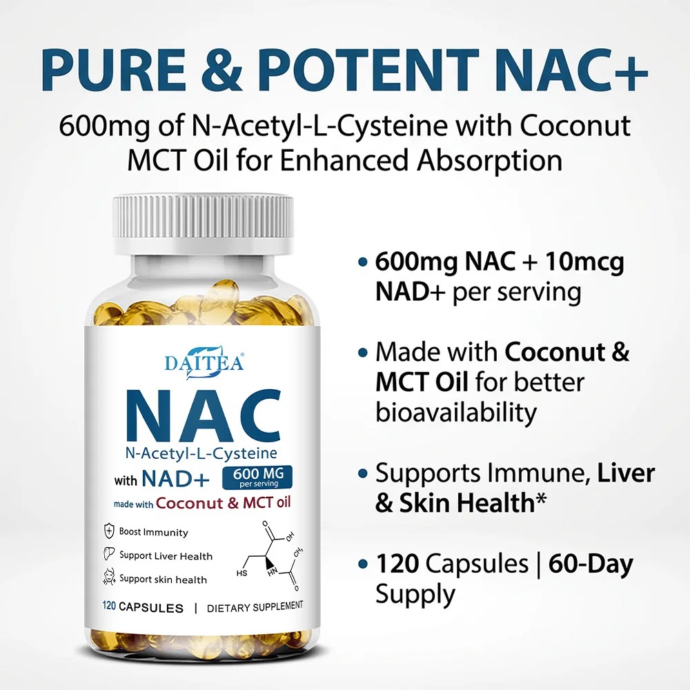 Suplemen NAC Kapsul N-Asetil S - Mct Oil Coconut ulasan dan harga