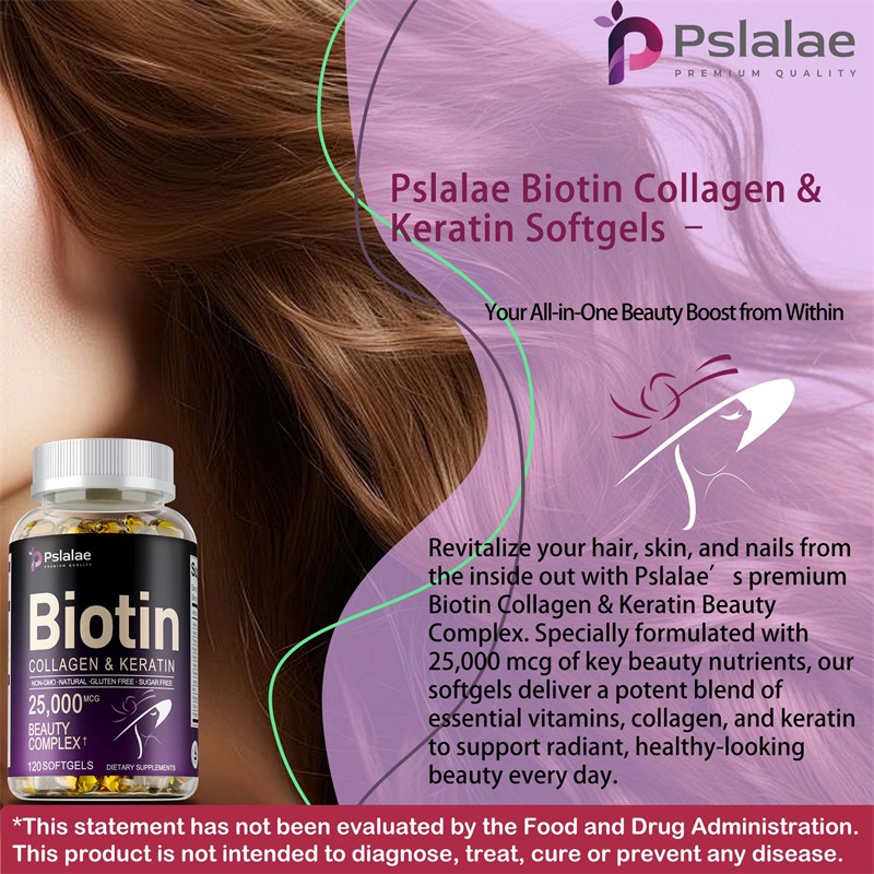 Kapsul Biotin + Kolagen + Kera - Biotin Hair Growth ulasan dan harga