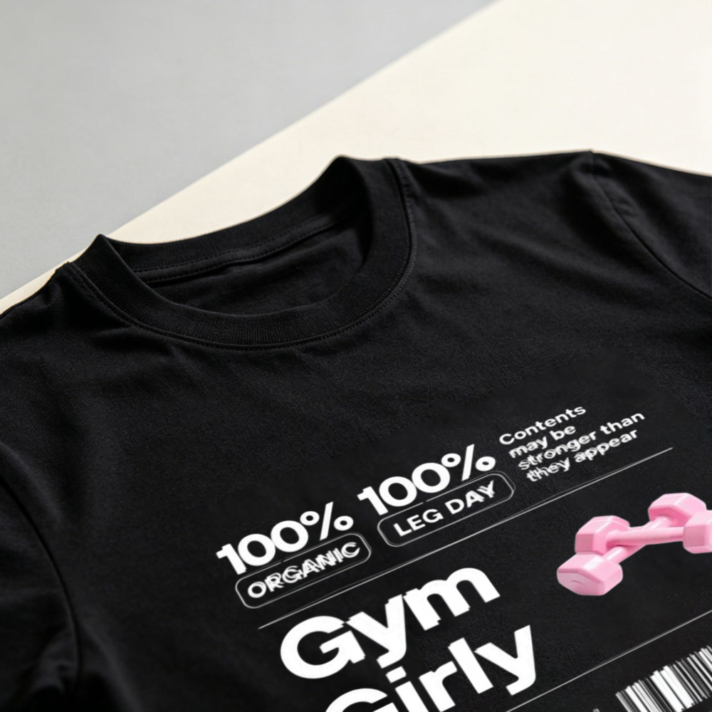 Kaos Katun Grafis Label Nutris - T Nutrition Fitness ulasan dan harga