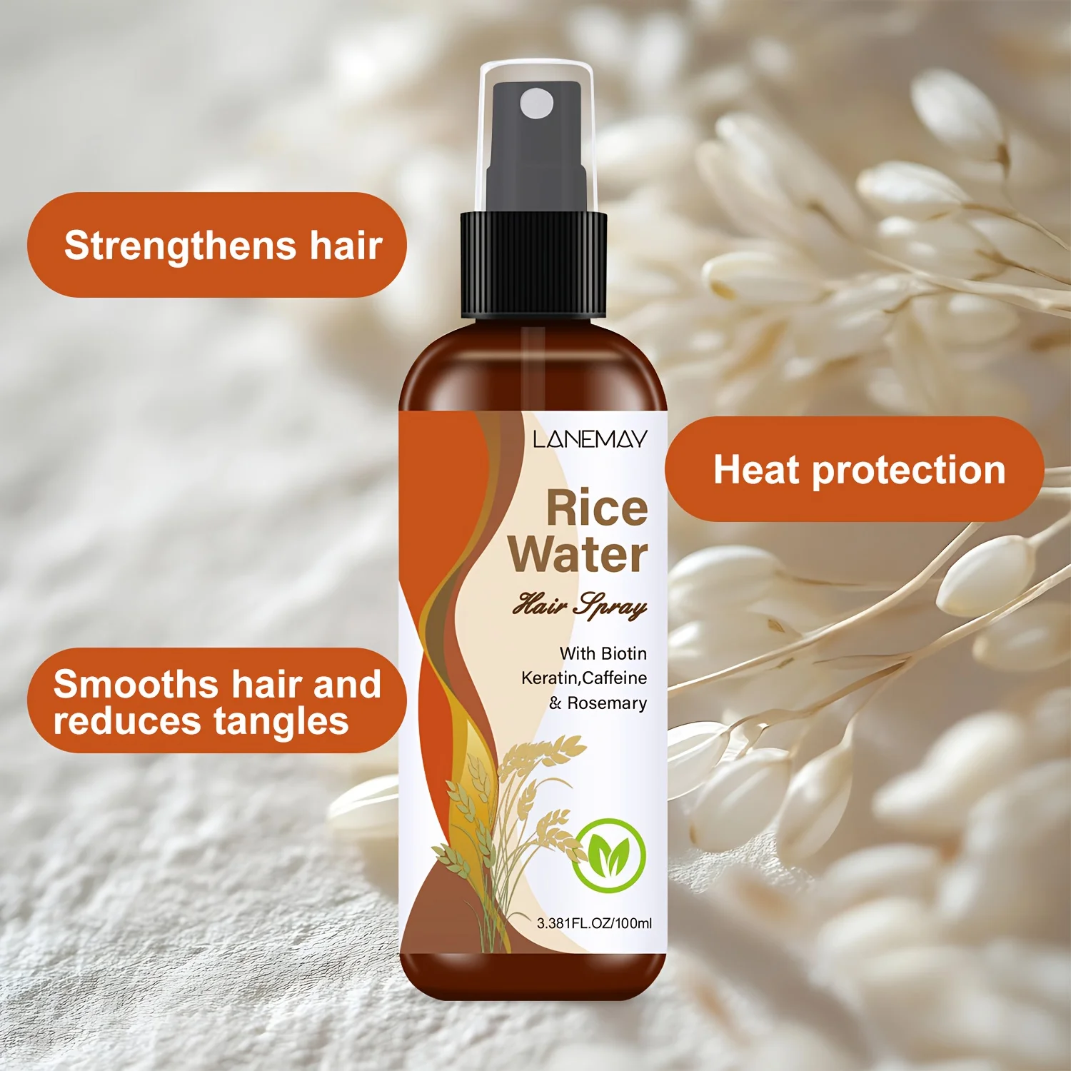 Semprotan Rambut Air Beras - d - Biotin Hair Growth ulasan dan harga