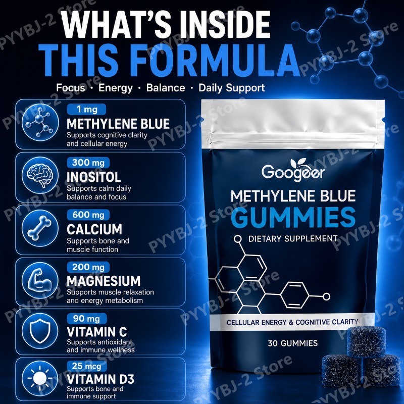 Methylene Blue Gummies 30 Tabl - Multivitamin Gummy Adult ulasan dan harga