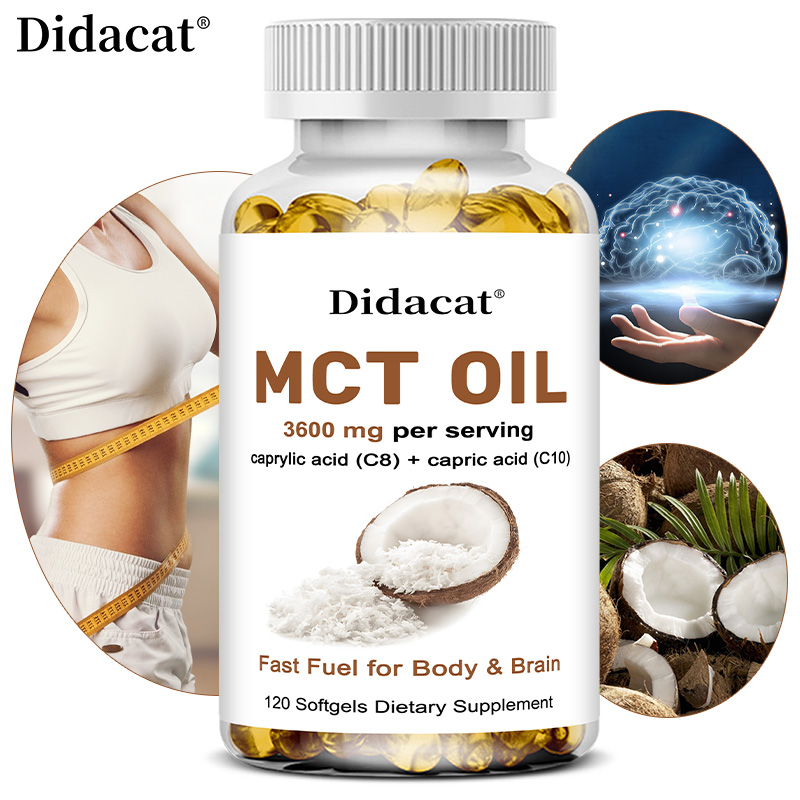 Minyak MCT 3600 mg C8 C10 kaps - Mct Oil Coconut ulasan dan harga
