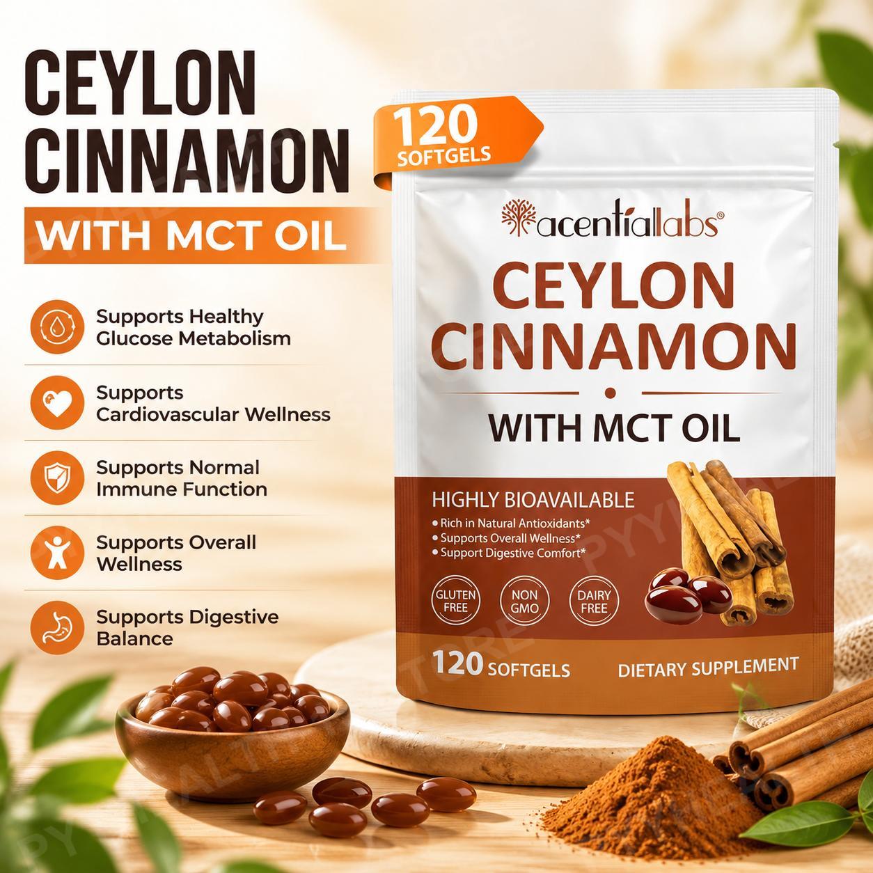 Ceylon Cinnamon dengan Minyak  - Mct Oil Coconut ulasan dan harga