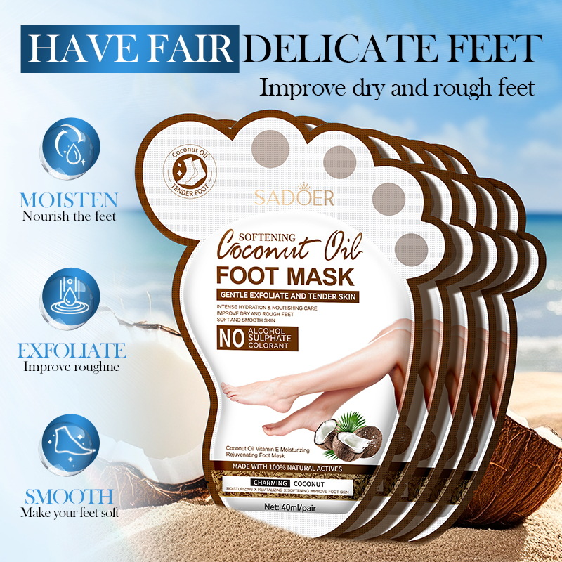 Masker Kaki Kelapa SADOER Mele - Mct Oil Coconut ulasan dan harga