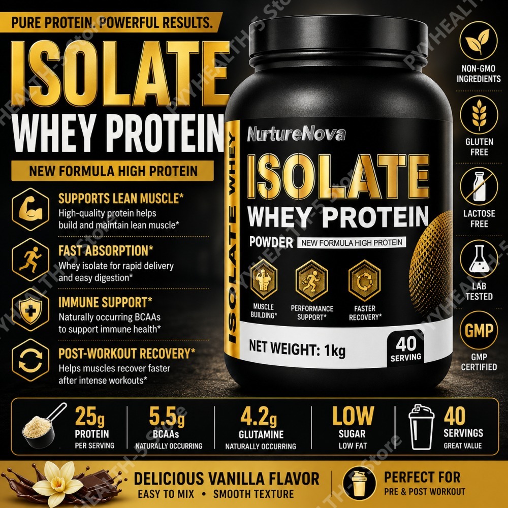 Isolate Whey Protein Powder 1k - Nutrition For Fitness And Sports ulasan dan harga